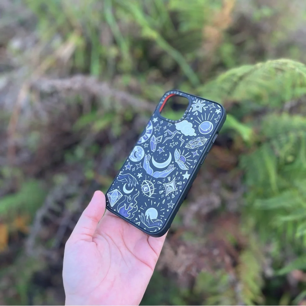Casetify Black & White Celestial iPhone 13 Case